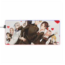 Load image into Gallery viewer, Kaguya-sama: Love is War Kaguya Shinomiya, Chika Fujiwara, Miyuki Shirogane, Ai Hayasaka, Kei Shirogane RGB LED Mouse Pad (Desk Mat)
