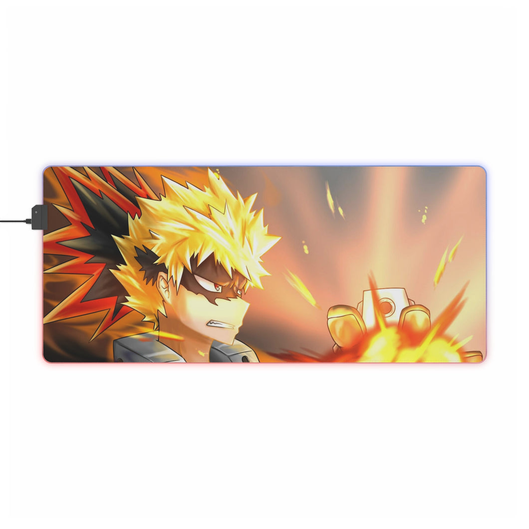 My Hero Academia Katsuki Bakugou RGB LED Mouse Pad (Desk Mat)