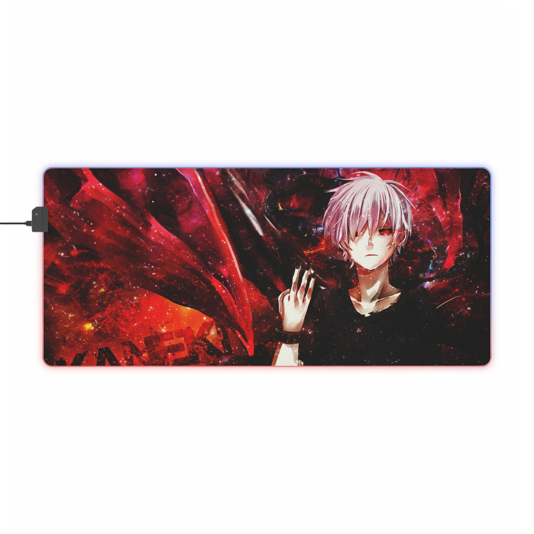 Tokyo Ghoul Ken Kaneki RGB LED Mouse Pad (Desk Mat)