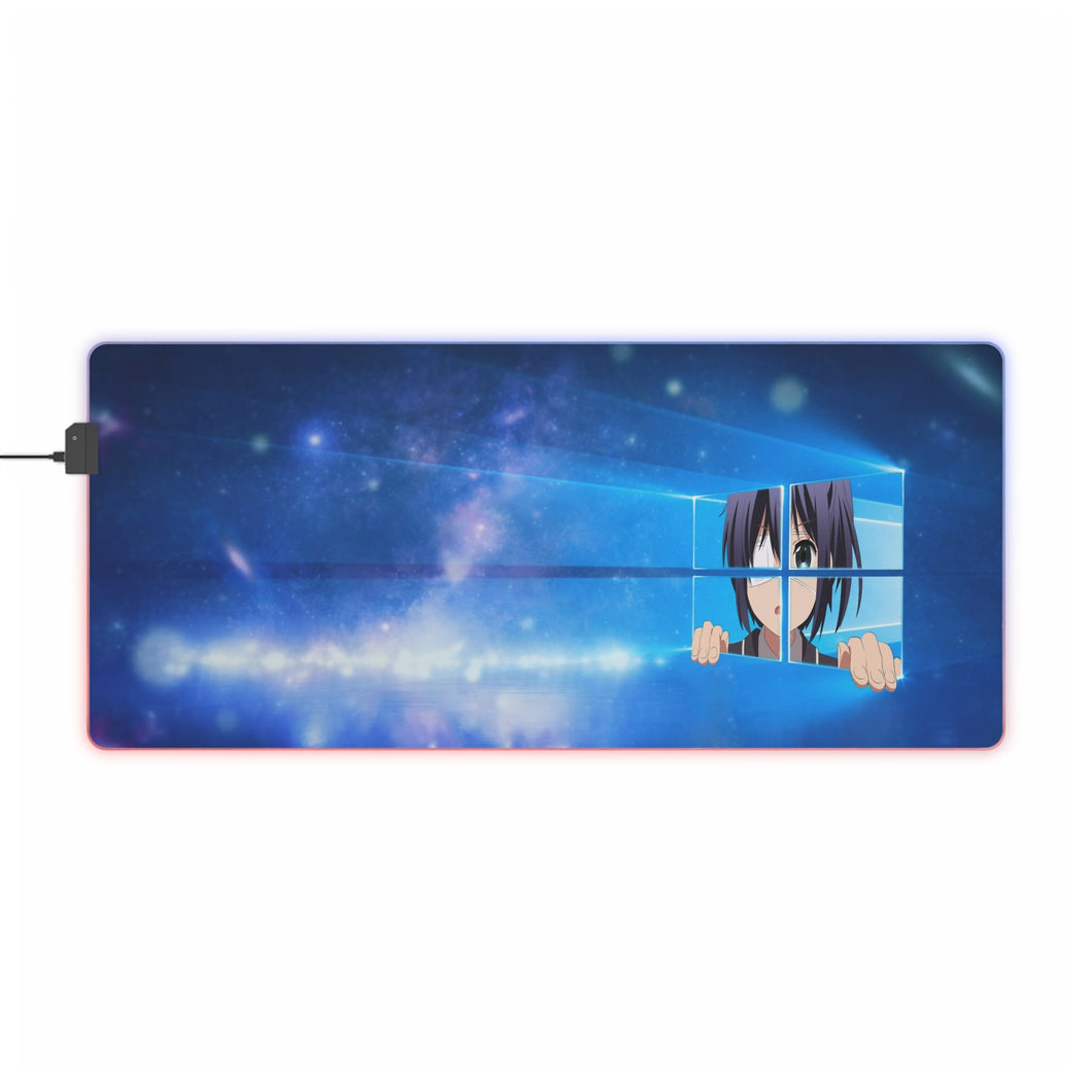 Windows 10 Rikka Chuunibyou RGB LED Mouse Pad (Desk Mat)