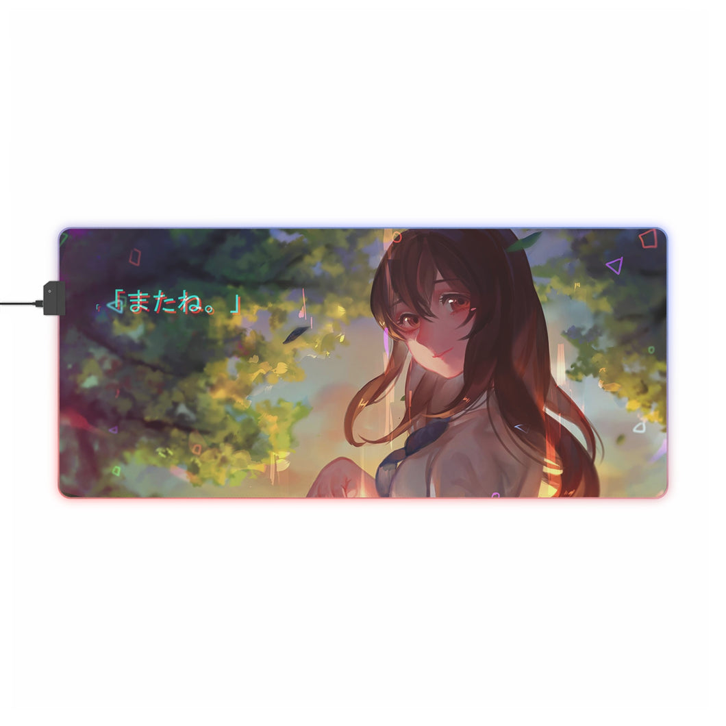 Koe No Katachi Shouko Nishimiya RGB LED Mouse Pad (Desk Mat)