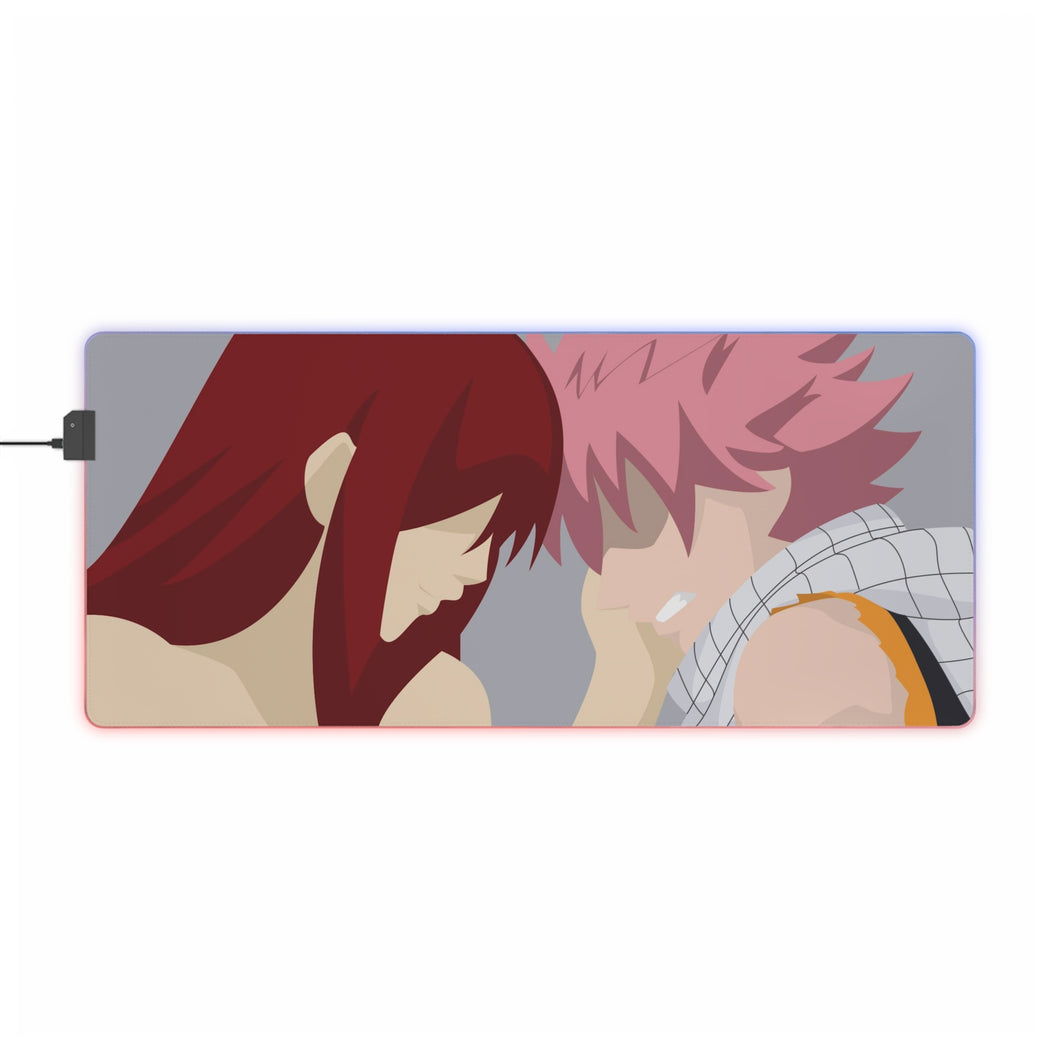 Tapis de souris LED RGB Anime Fairy Tail (tapis de bureau)