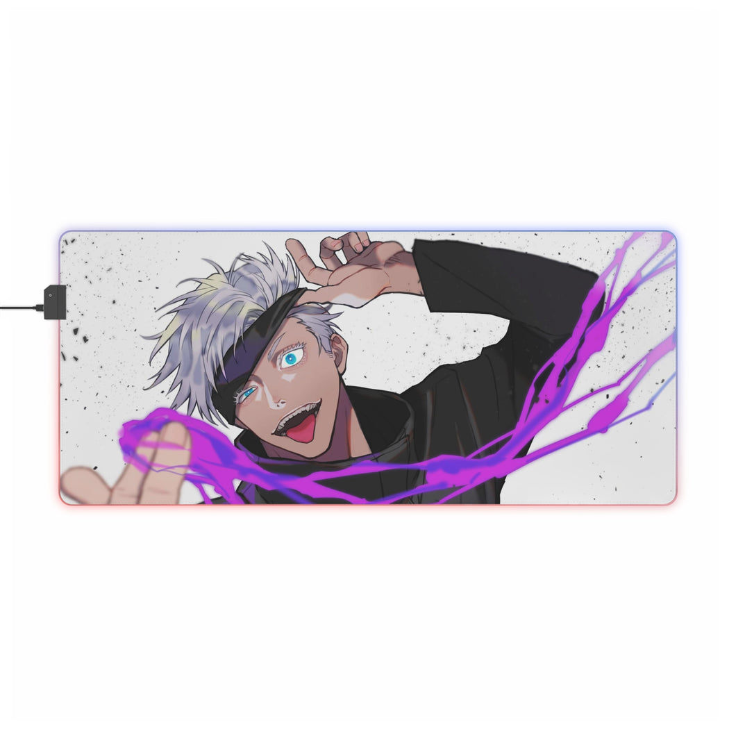 Tapis de souris LED RVB Jujutsu Kaisen (tapis de bureau)