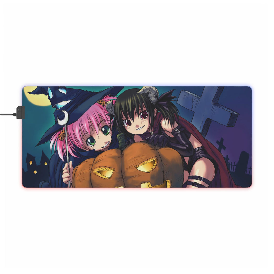 Anime Halloween RGB LED Mouse Pad (Desk Mat)