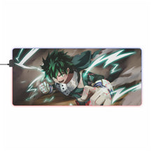 Charger l&#39;image dans la galerie, Tapis de souris LED RVB My Hero Academia Izuku Midoriya (tapis de bureau)
