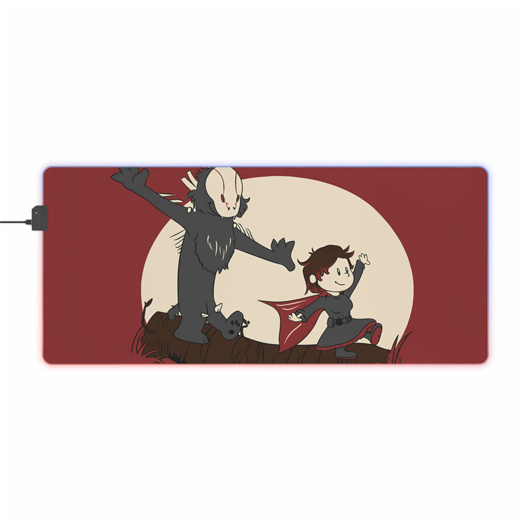 Tapis de souris LED RGB Anime RWBY (tapis de bureau)