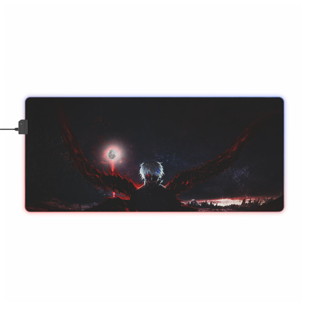 Tapis de souris LED RGB Kaneki Ken (tapis de bureau)