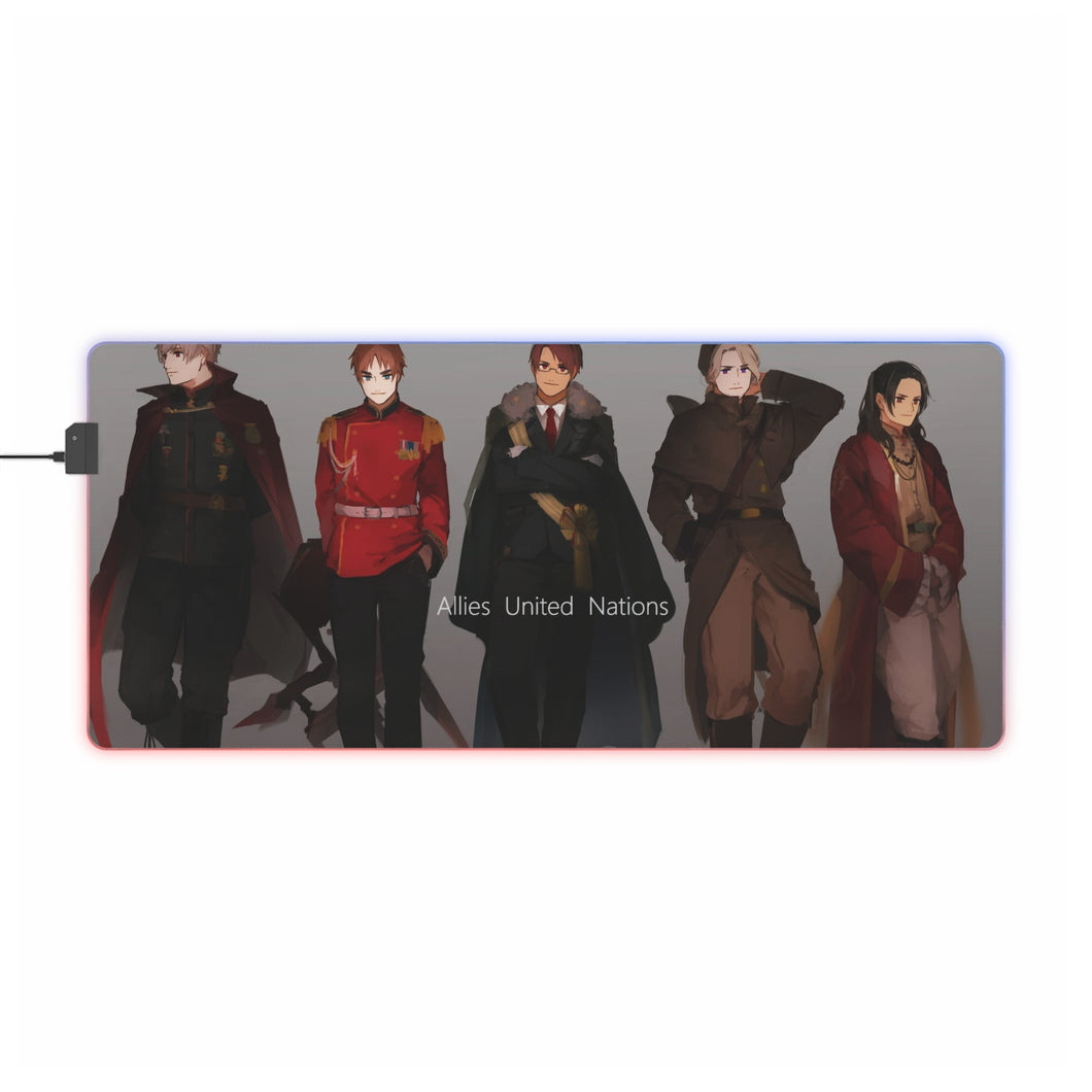 Hetalia: Axis Powers RGB LED Mouse Pad (Desk Mat)