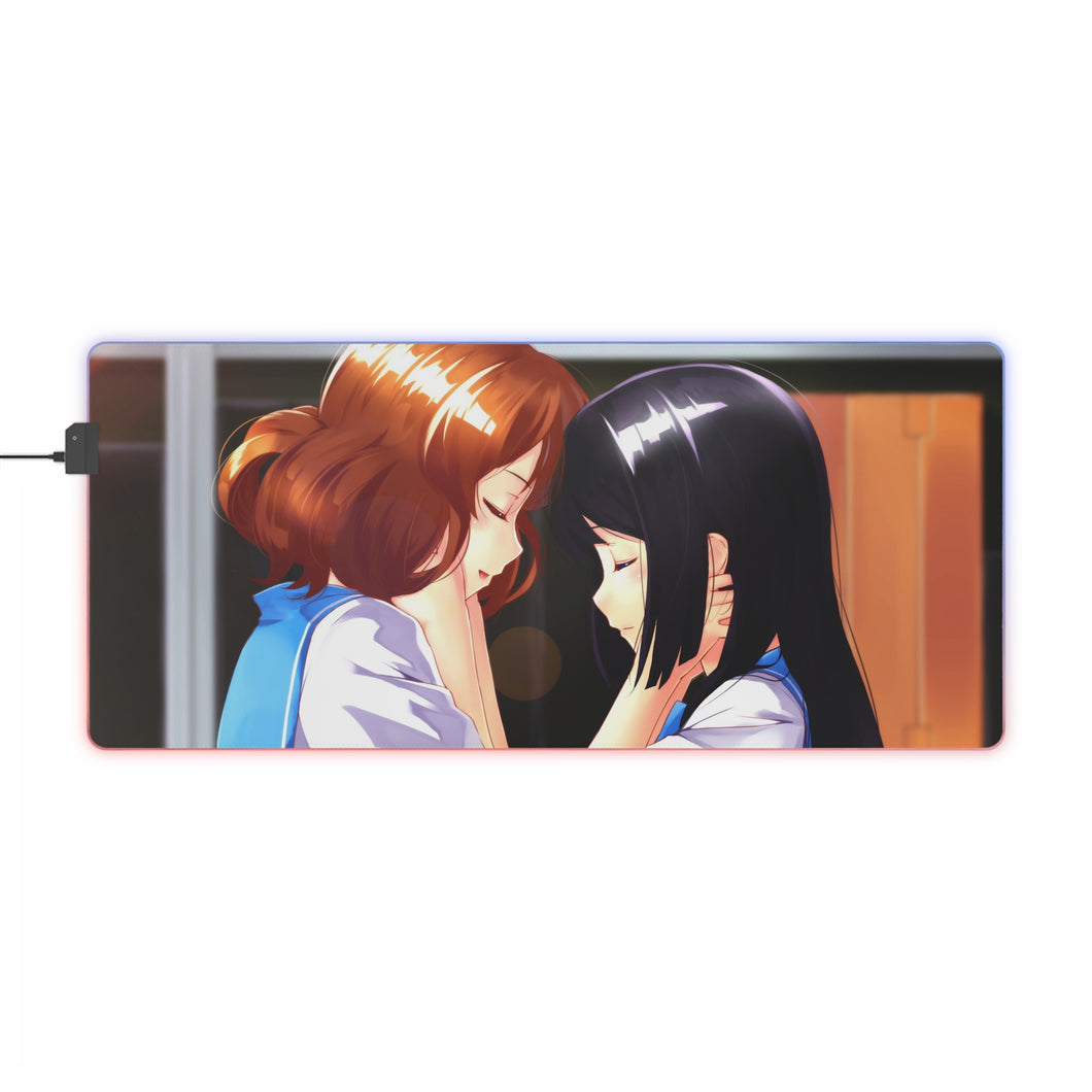 Son ! Euphonium Kumiko Oumae, Reina Kousaka Tapis de souris LED RGB (tapis de bureau)