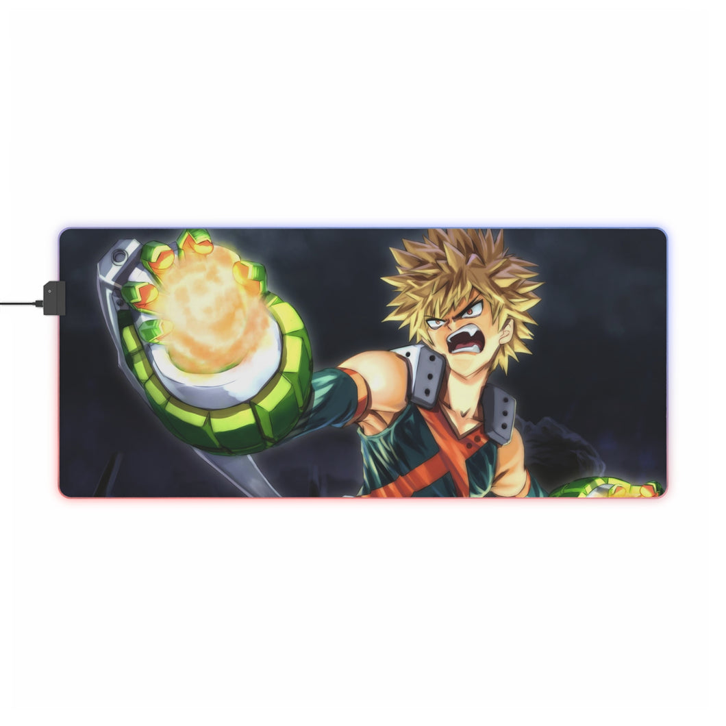 My Hero Academia Katsuki Bakugou RGB LED Mouse Pad (Desk Mat)