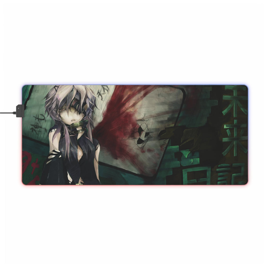 Tapis de souris LED RVB Mirai Nikki (tapis de bureau)