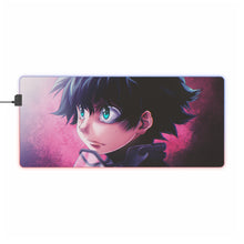 Cargar imagen en el visor de la galería, Alfombrilla de ratón RGB LED Izuku Midoriya de My Hero Academia (alfombrilla de escritorio)
