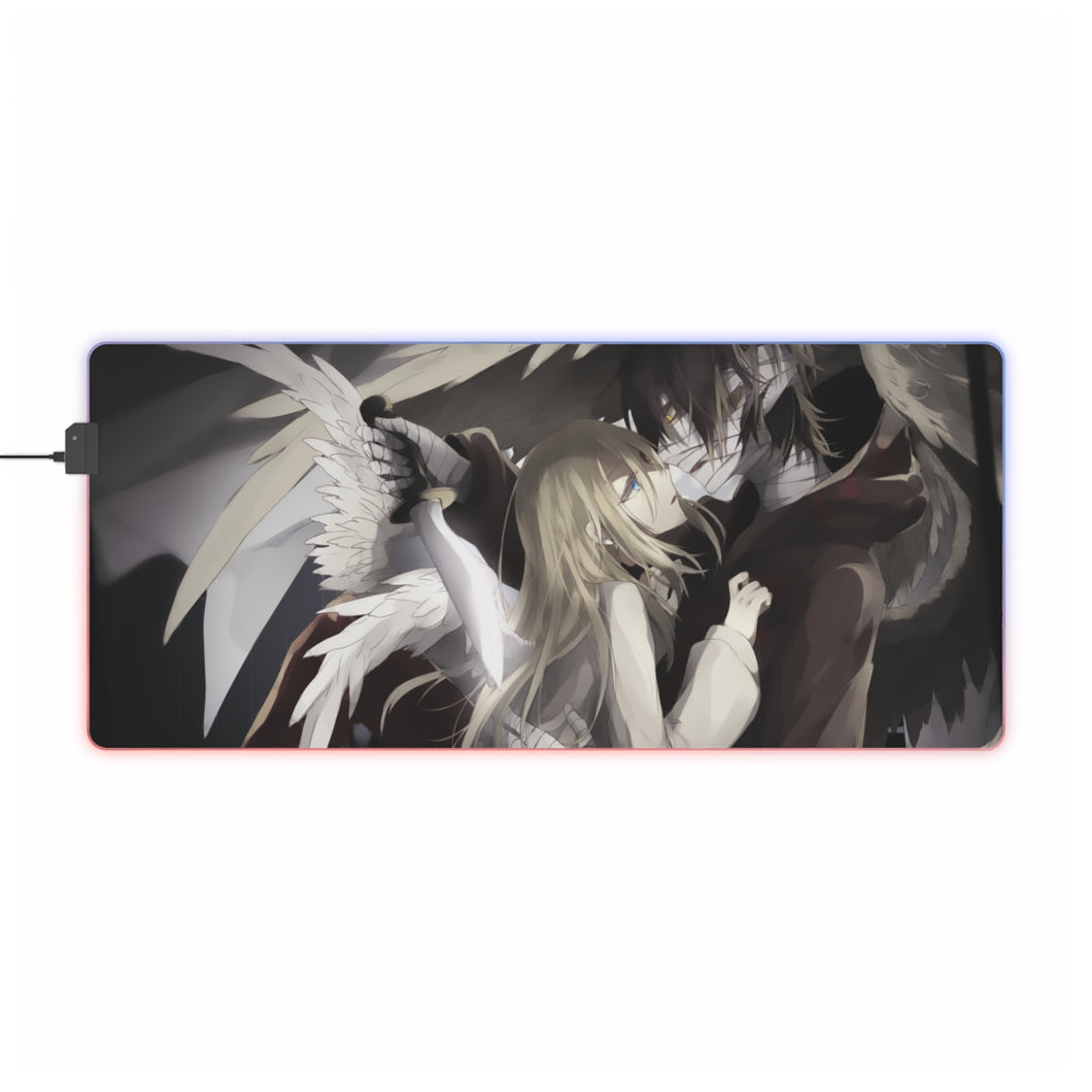 Tapis de souris LED RVB Angels Of Death (tapis de bureau)