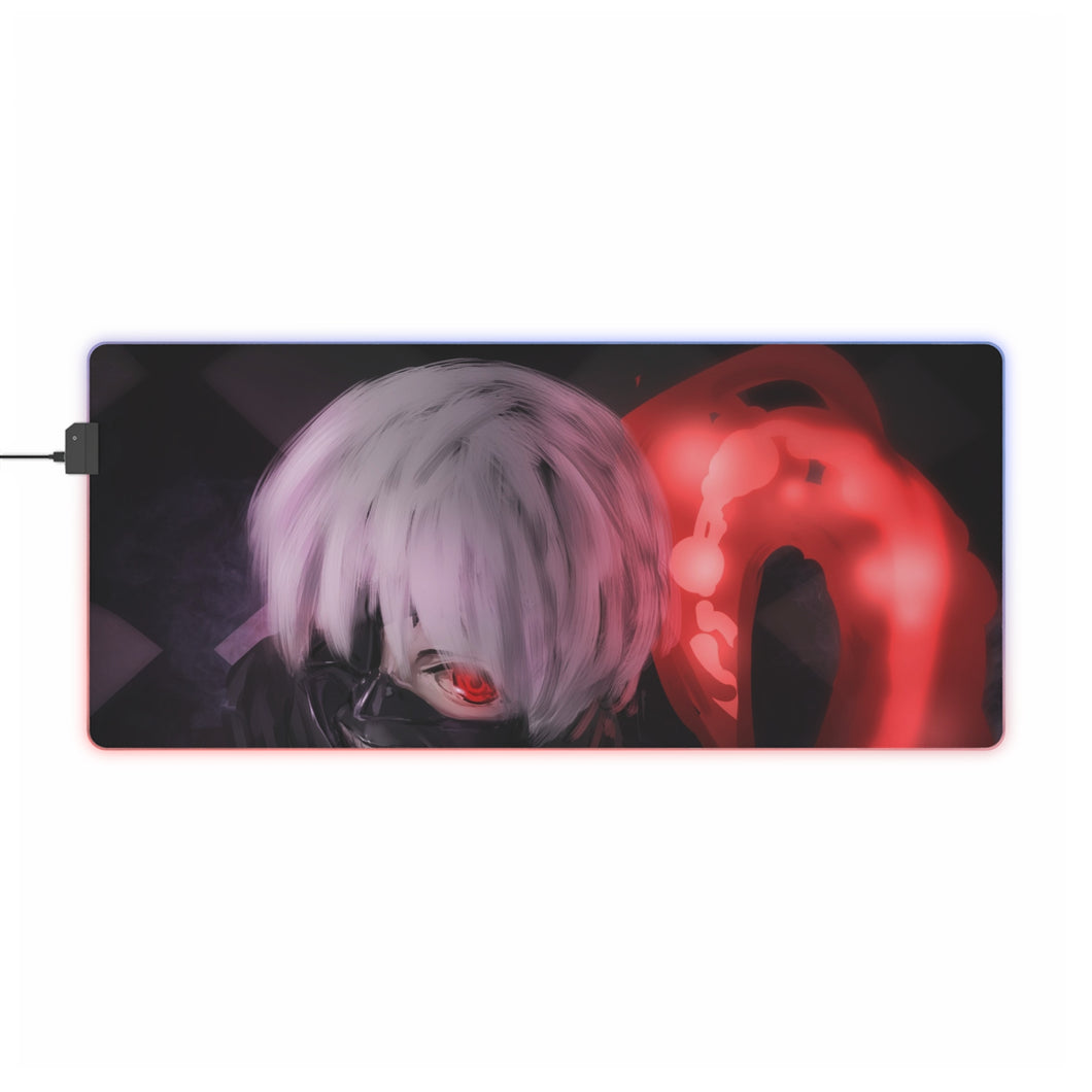 Tapis de souris LED RGB Anime Tokyo Ghoul (tapis de bureau)