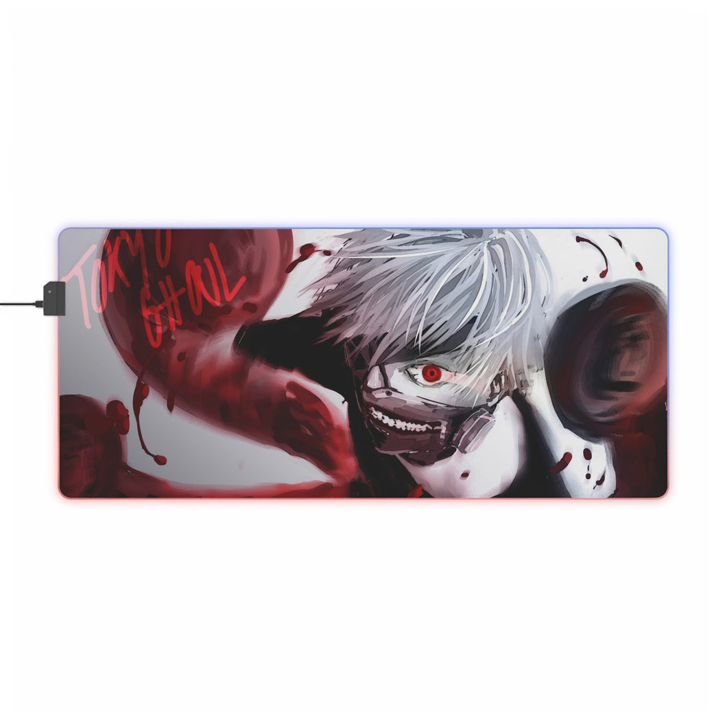 Tapis de souris LED RGB Anime Tokyo Ghoul (tapis de bureau)