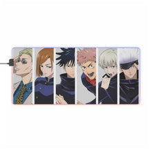 Charger l&#39;image dans la galerie, Tapis de souris LED RVB Nobara Kugisaki Satoru Gojo Kento Nanami Megumi Fushiguro Toge Inumaki et Yuji Itadori (tapis de bureau)
