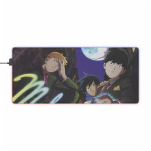 Charger l&#39;image dans la galerie, Mob Psycho 100 Arataka Reigen, Shigeo Kageyama, Ritsu Kageyama RGB LED Tapis de souris (Tapis de bureau)
