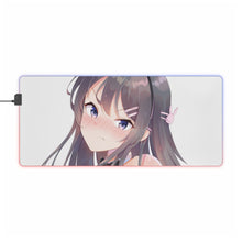 Charger l&#39;image dans la galerie, Tapis de souris LED RGB Rascal Does Not Dream of Bunny Girl Senpai (tapis de bureau)
