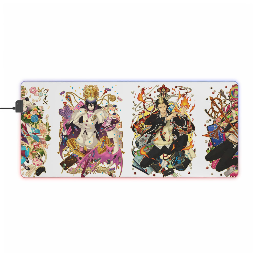 Blue Exorcist RGB LED Mouse Pad (Desk Mat)