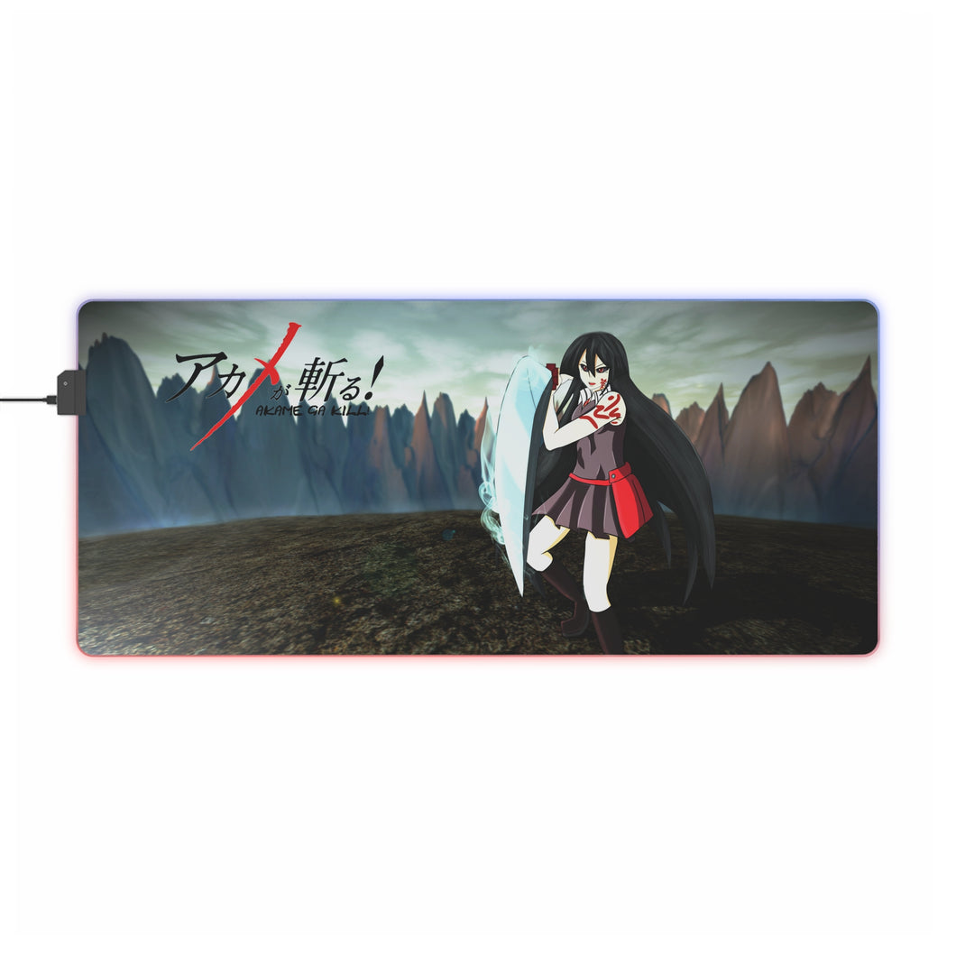 Akama ga kill : Demons Akame RGB LED Mouse Pad (Desk Mat)