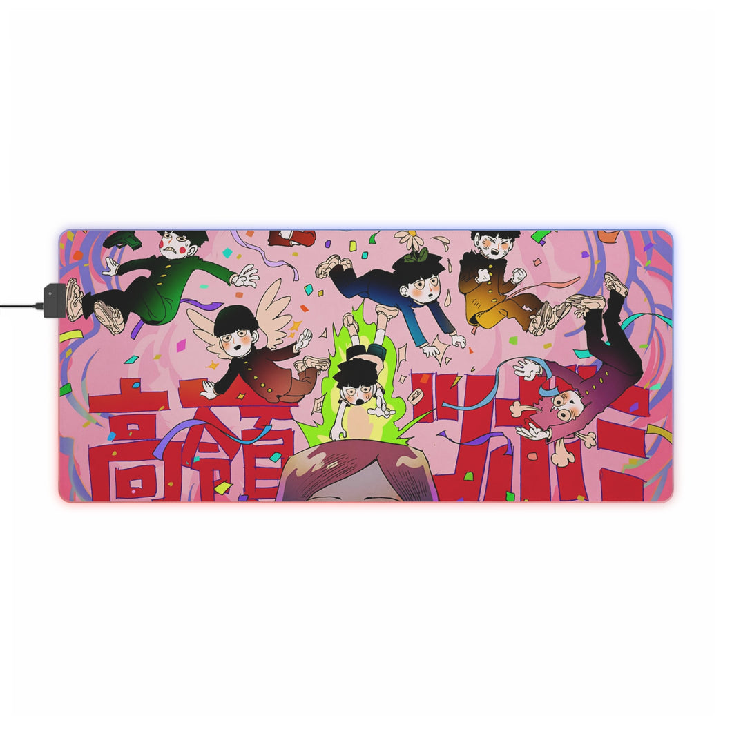 Mob Psycho 100 Shigeo Kageyama RGB LED Mouse Pad (Desk Mat)