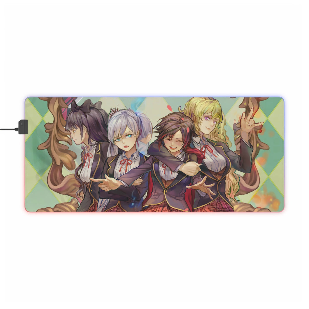 Tapis de souris LED RGB Anime RWBY (tapis de bureau)