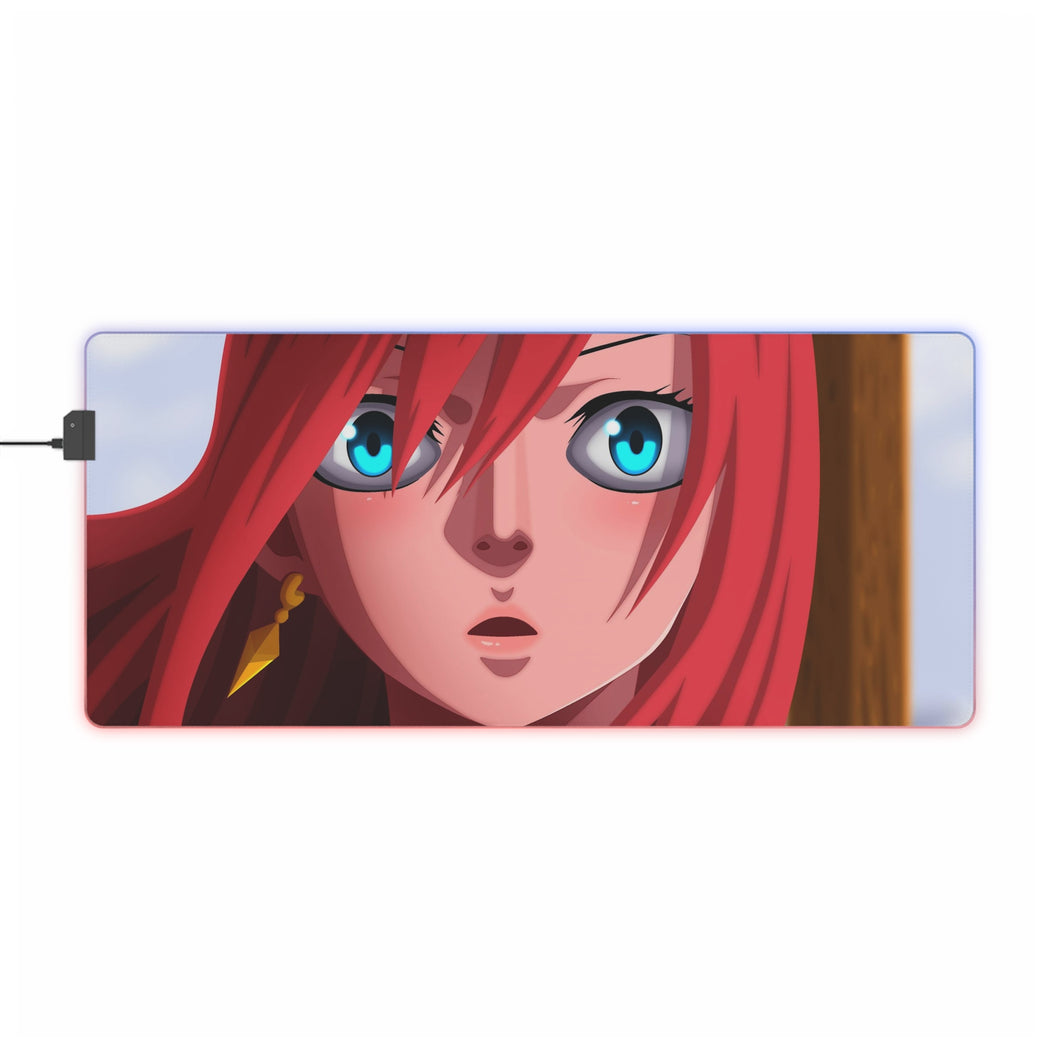 Tapis de souris LED RGB Anime Fairy Tail (tapis de bureau)