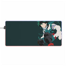 Charger l&#39;image dans la galerie, Tapis de souris LED RVB My Hero Academia Izuku Midoriya (tapis de bureau)
