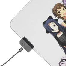 Charger l&#39;image dans la galerie, Tapis de souris LED RVB Mirai Nikki Yuno Gasai, Yukiteru Amano, Aru Akise, Muru Muru, Tsubaki Kasugano (tapis de bureau)
