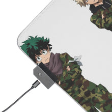 Cargar imagen en el visor de la galería, My Hero Academia Izuku Midoriya, Katsuki Bakugou RGB LED Mouse Pad (Desk Mat)
