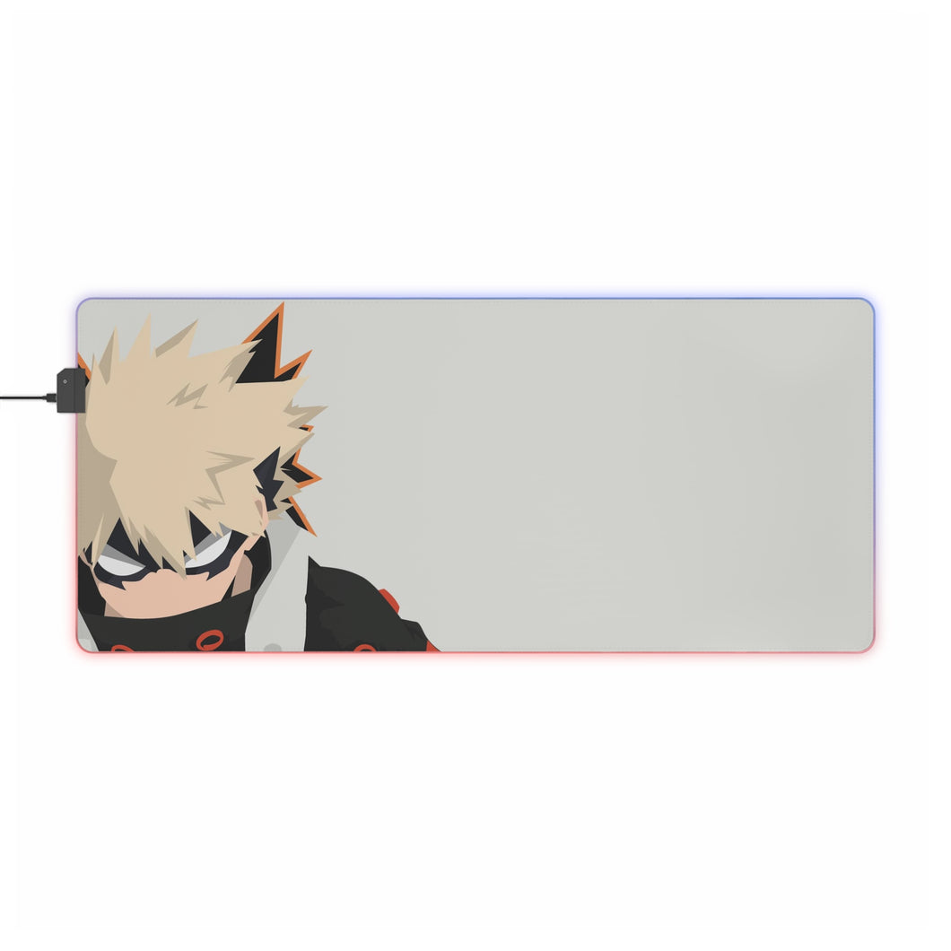 Alfombrilla de ratón (alfombrilla de escritorio) RGB LED My Hero Academia Katsuki Bakugou