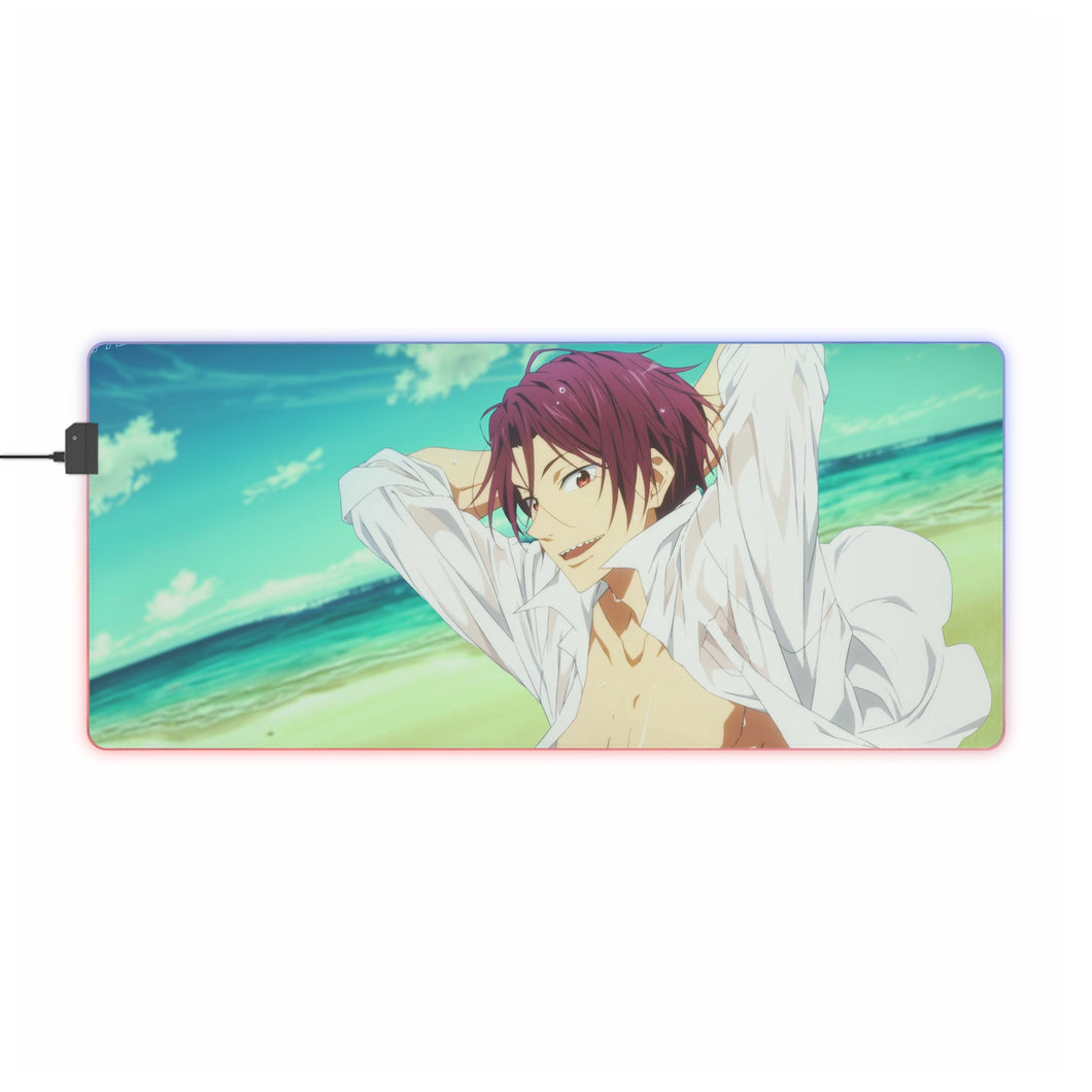 Free! Rin Matsuoka RGB LED Mouse Pad (Desk Mat)