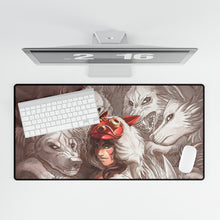 Load image into Gallery viewer, Anime Princess Mononoke Mouse Pad (Desk Mat)
