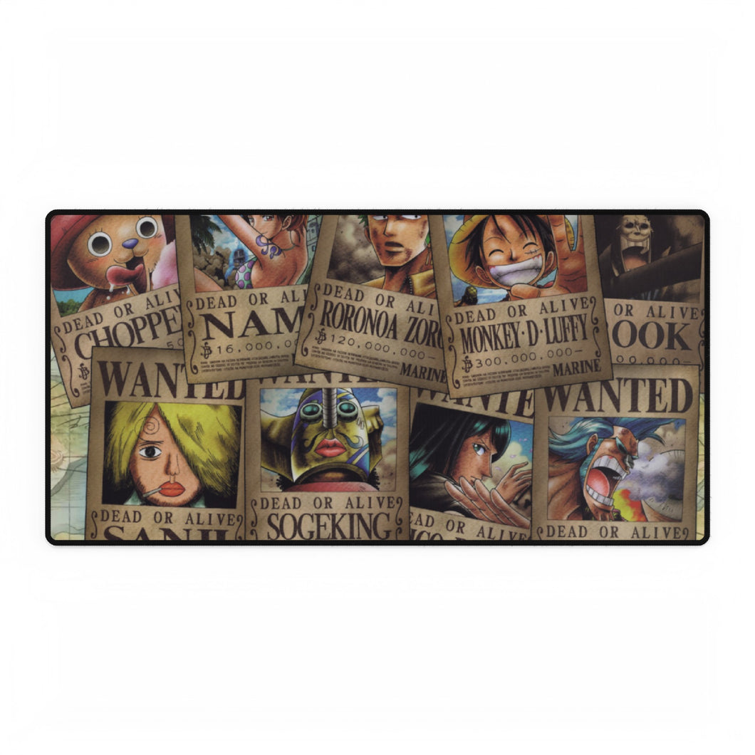 L'équipage de Monkey D. Luffy recherché Tapis de souris (tapis de bureau)