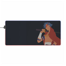 Load image into Gallery viewer, Gurren Lagann Kamina RGB LED Mouse Pad (Desk Mat)
