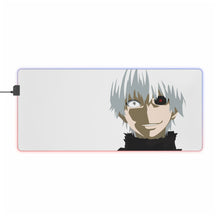 Cargar imagen en el visor de la galería, Alfombrilla de ratón LED RGB Ken Kaneki (alfombrilla de escritorio)
