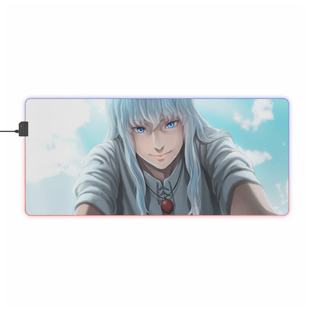 Tapis de souris LED RGB Anime Berserk (tapis de bureau)