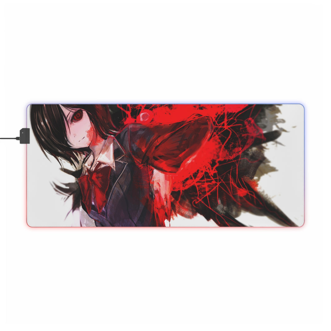 Tapis de souris LED RVB Tokyo Ghoul Touka Kirishima (tapis de bureau)