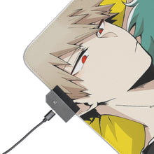 Cargar imagen en el visor de la galería, My Hero Academia Izuku Midoriya, Katsuki Bakugou RGB LED Mouse Pad (Desk Mat)
