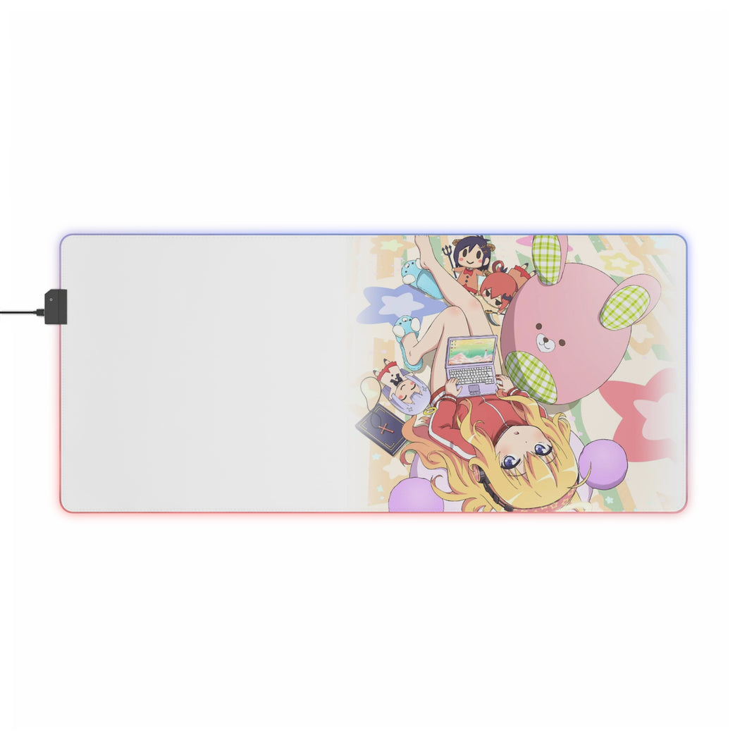 Tapis de souris LED RGB blanc Gabriel DropOut Gabriel Tenma (tapis de bureau)