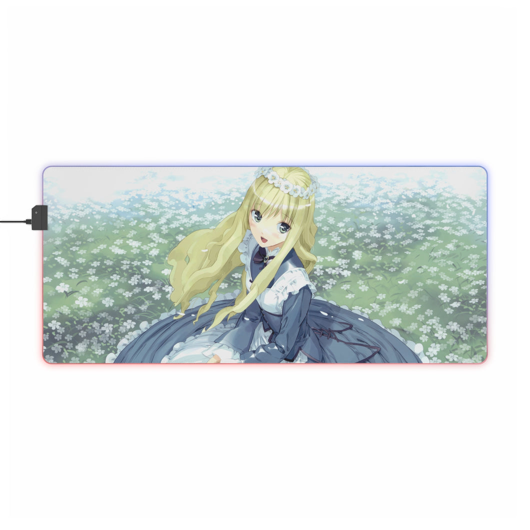 Anime Alice In Wonderland RGB LED Mouse Pad (Desk Mat)