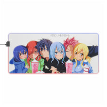 Charger l&#39;image dans la galerie, Tapis de souris LED RGB Fairy Tail Natsu Dragneel, Erza Scarlet, Gray Fullbuster, Lucy Heartfilia, Wendy Marvell (tapis de bureau)
