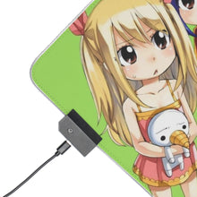 Charger l&#39;image dans la galerie, Tapis de souris LED RGB Fairy Tail Erza Scarlet, Lucy Heartfilia, Wendy Marvell (tapis de bureau)
