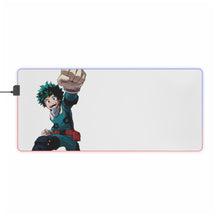 Charger l&#39;image dans la galerie, Tapis de souris LED RVB My Hero Academia Izuku Midoriya (tapis de bureau)
