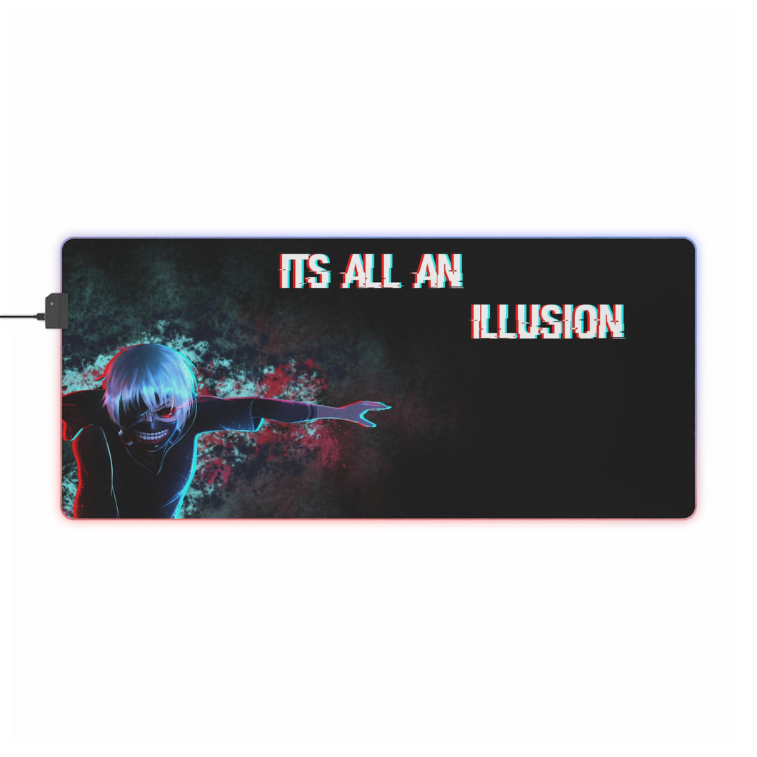 Anime Tokyo Ghoul RGB LED Mouse Pad (Desk Mat)