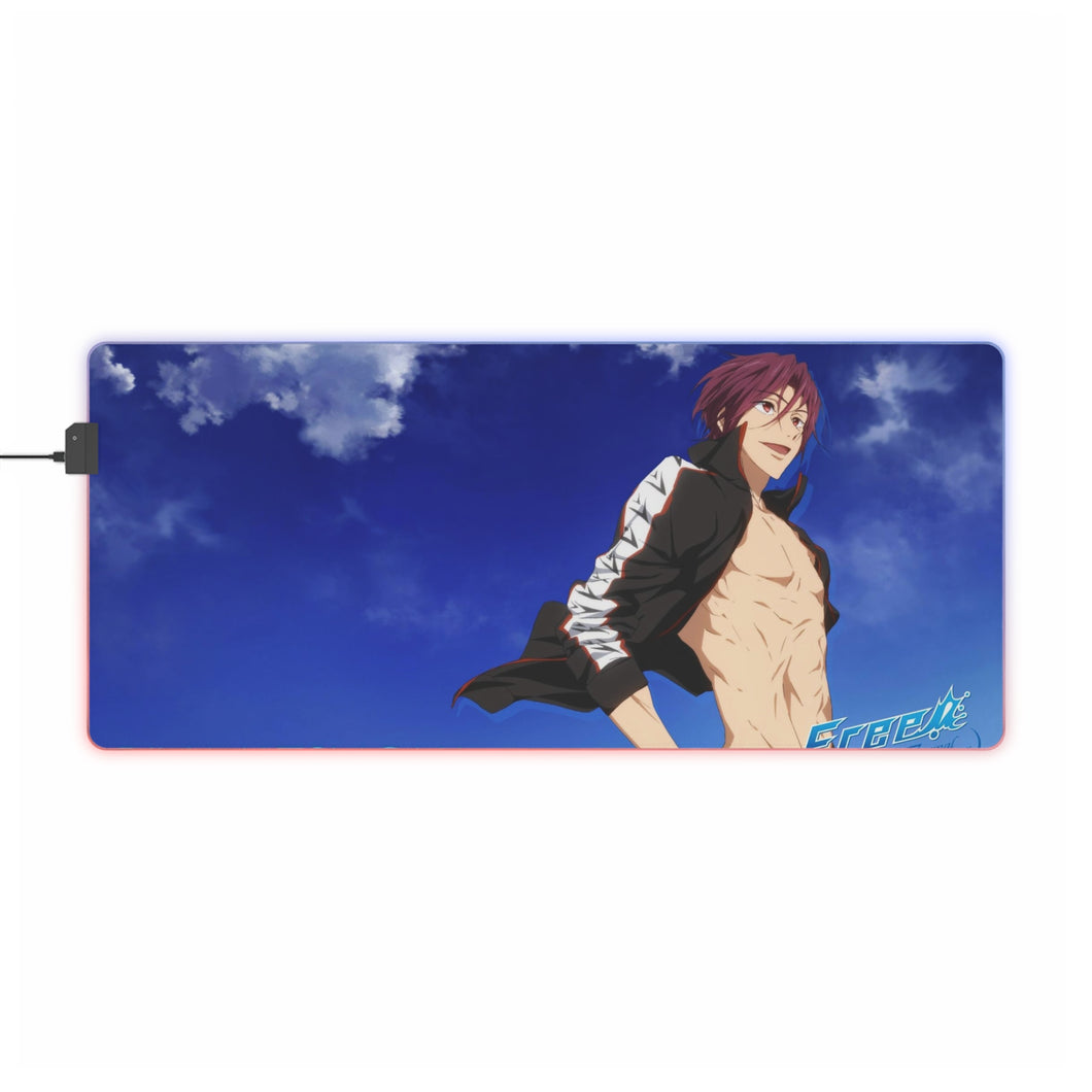 Free! Rin Matsuoka RGB LED Mouse Pad (Desk Mat)