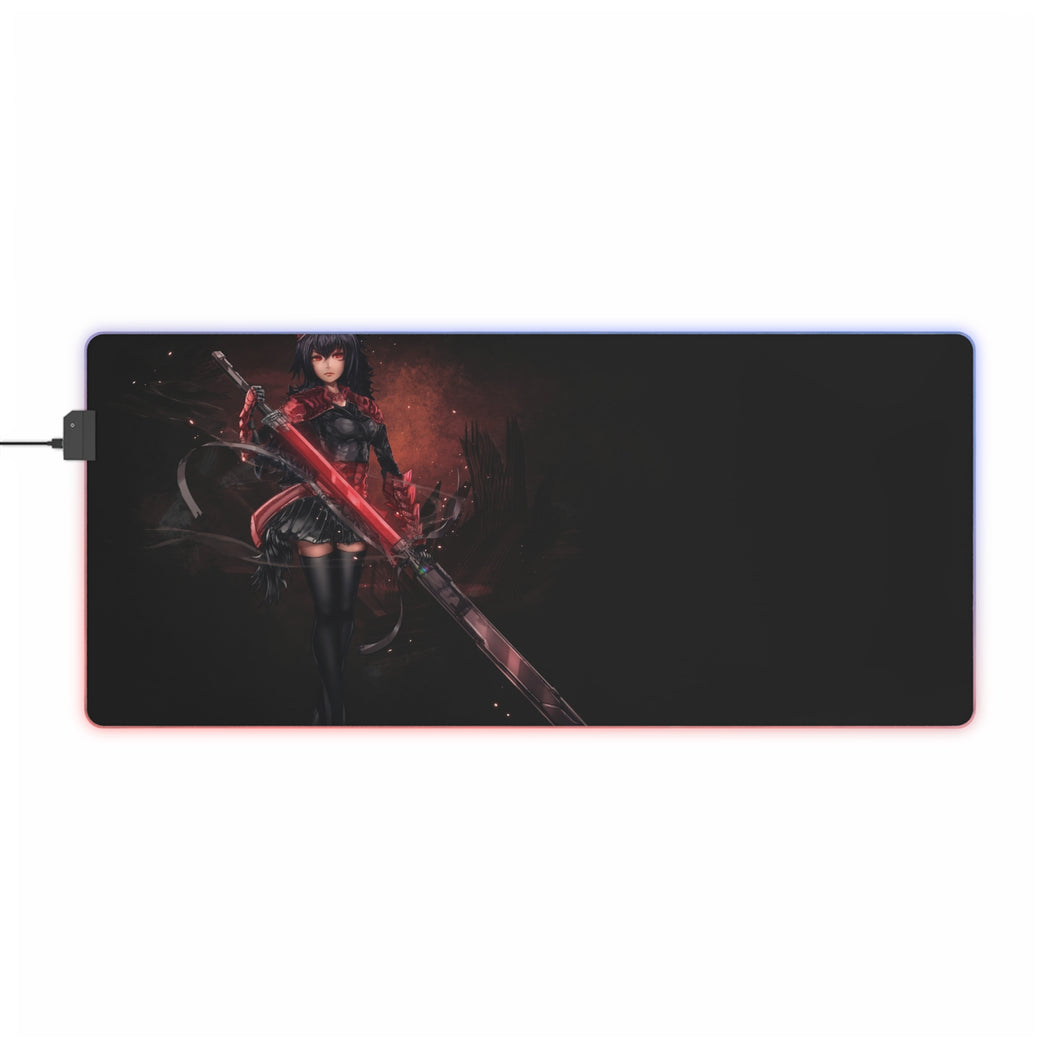 Tapis de souris LED RGB Anime RWBY (tapis de bureau)