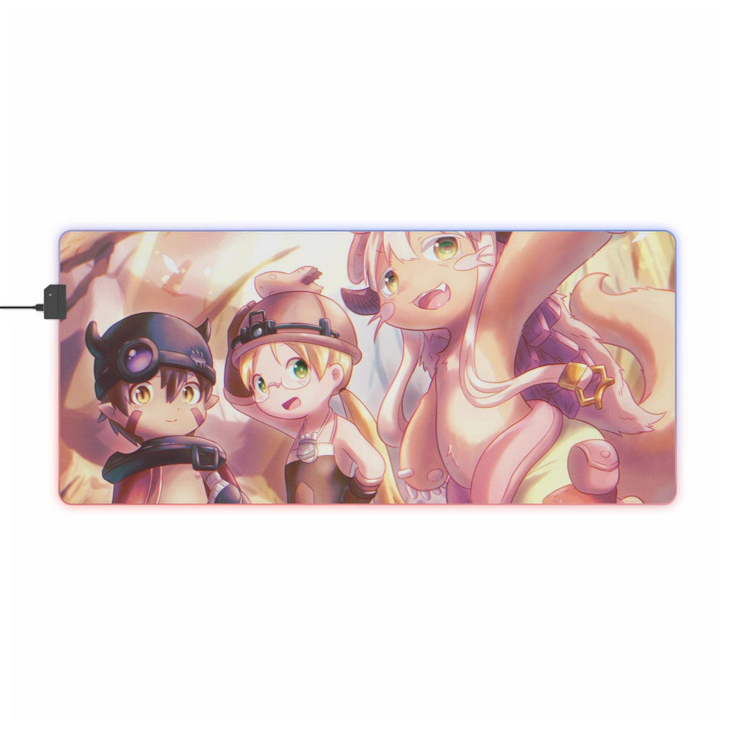 Anime Made In Abyss RGB LED Mouse Pad (Desk Mat)