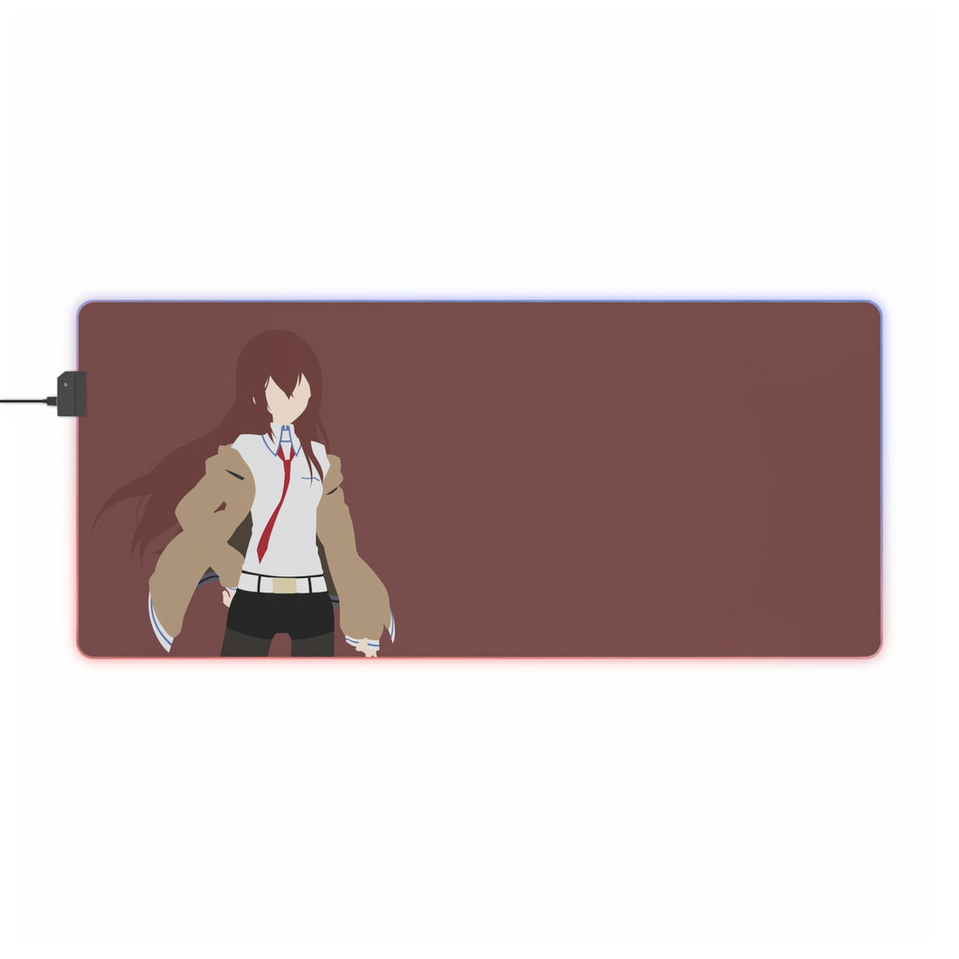 Kurisu Makise RGB LED Mouse Pad (Desk Mat)