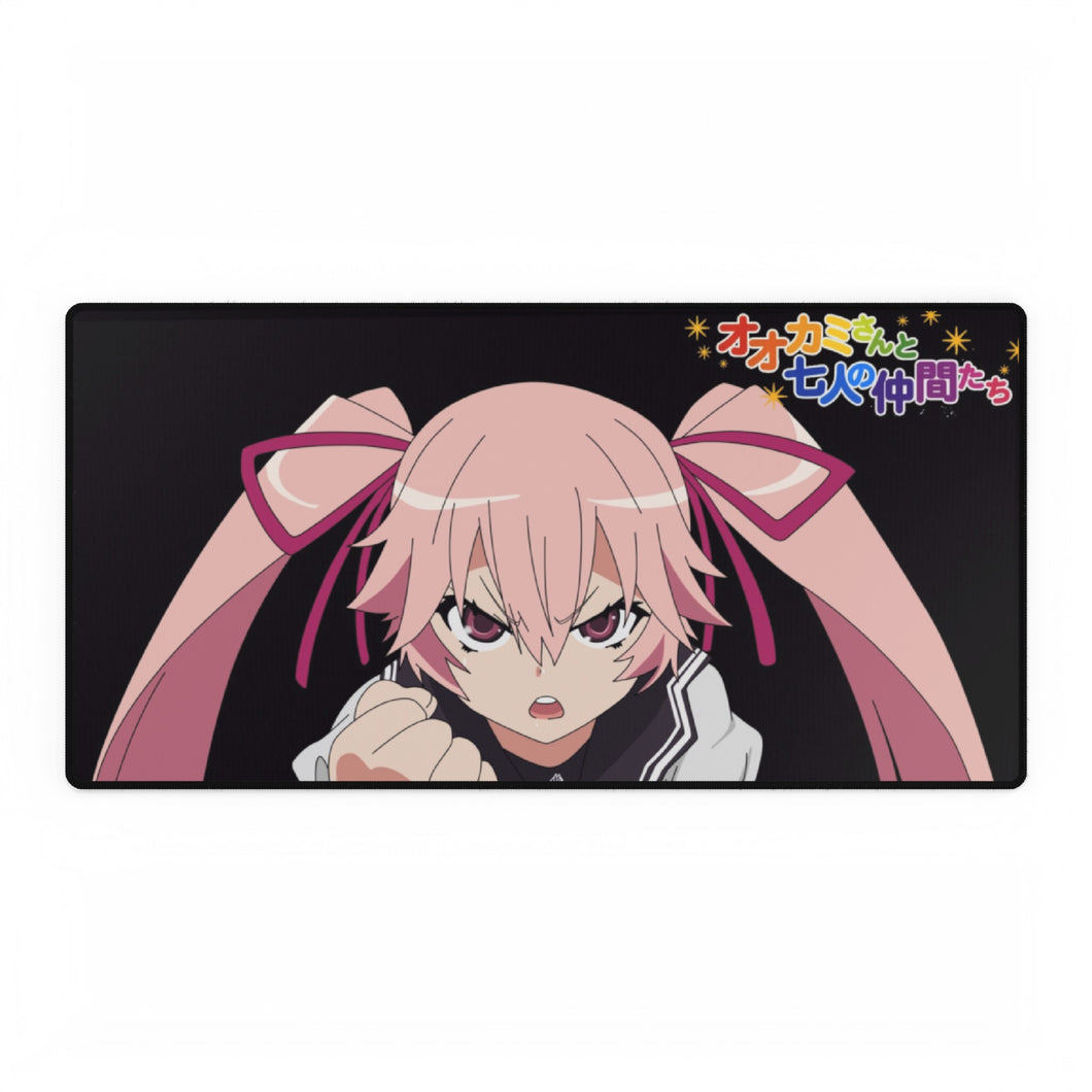 Anime Ookami-san to Shichinin no Nakama-tachi Mouse Pad (Desk Mat)